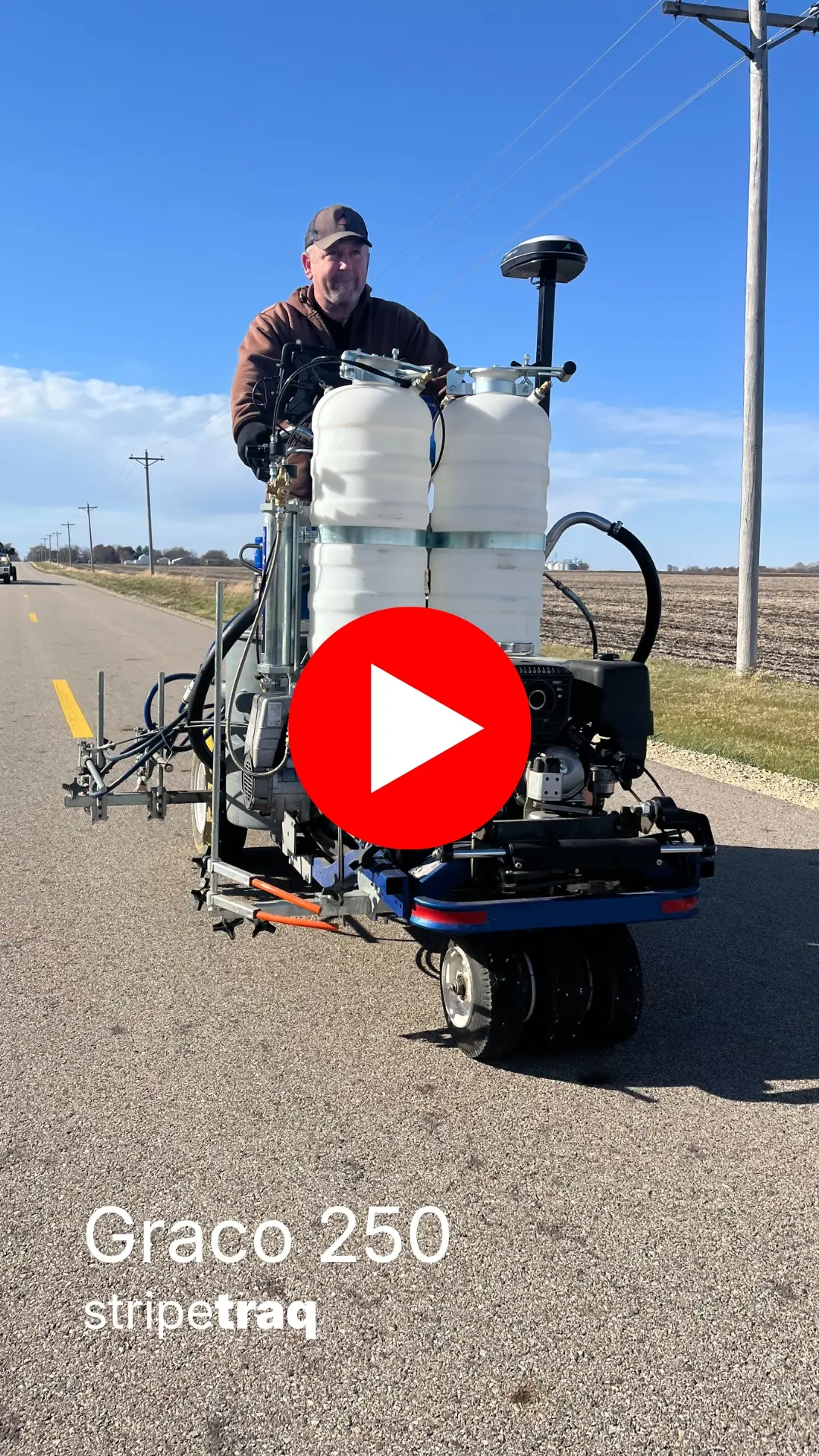 Stripetraq video - Graco 250 - Traqnology